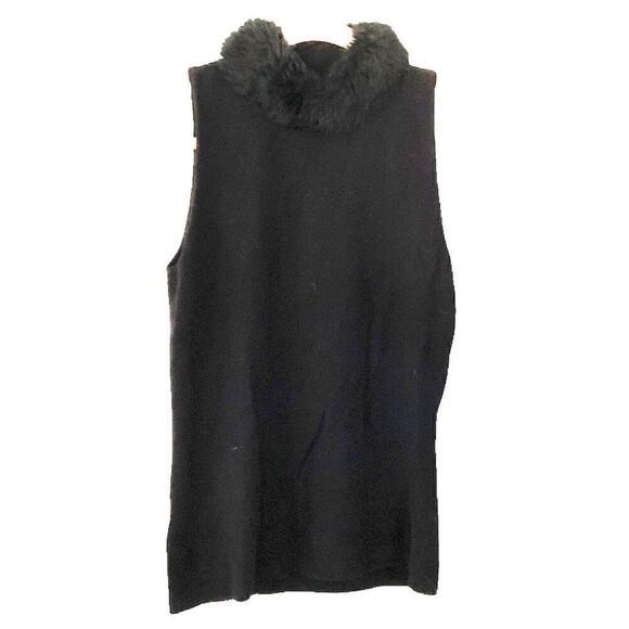 INC International Concepts Faux Fur Tank Top M￼ - Picture 4 of 4